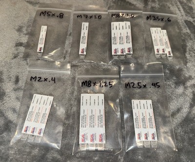 Various Size REGAL  TAP'S MADE  Triple crown SPIRAL POINT TAP LOT OF 17