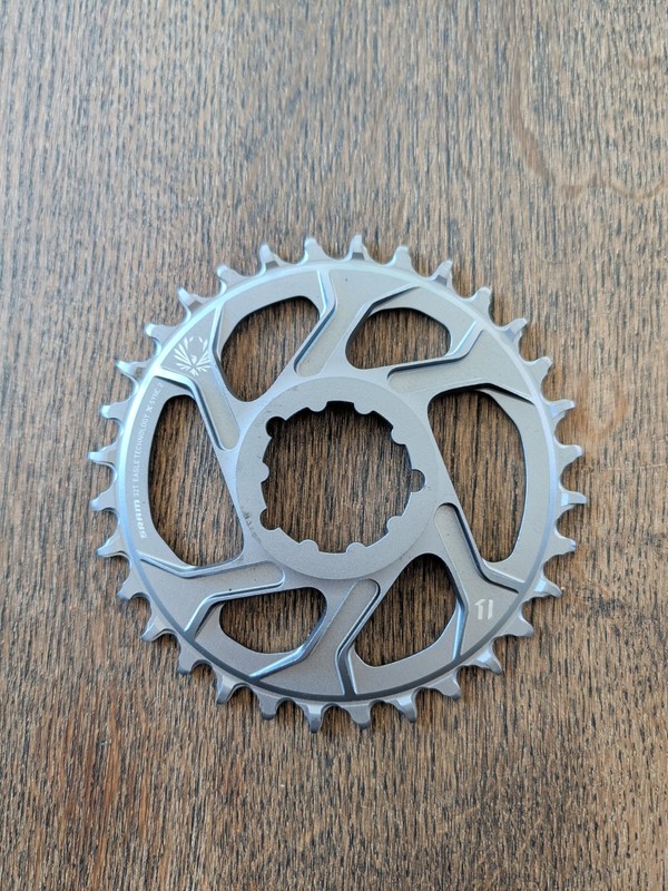 SRAM Eagle X-Sync2 32T Chainring with 6mm Offset Ti Finish