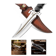 Outdoor Messer Survival Jagdmesser Feststehende Klinge Bushcraft Messer