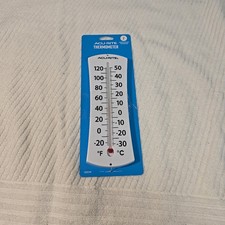 New Analog Thermometer Easy to Read Numbers In/Outdoor Fahrenheit Celsius degree