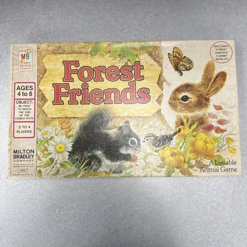 Forest Friends Board Game - Vintage 1978 Milton Bradley Complete
