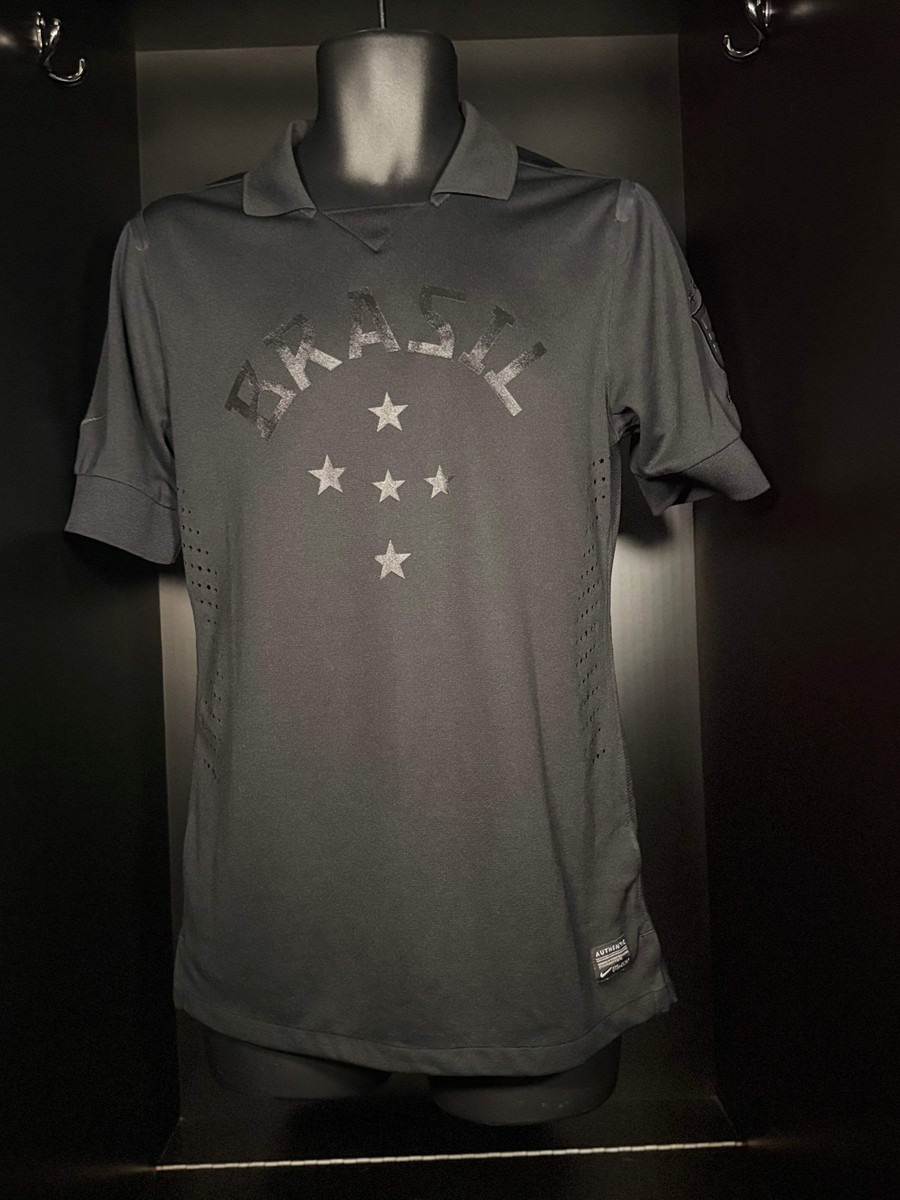 2012-2013 Brazil (CBF) ALL BLACK EDITION Kit Soccer Jersey Shirt