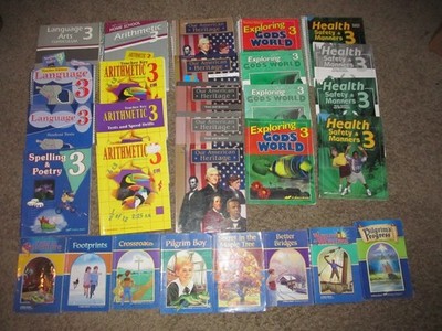 ABeka 3rd Grade 3 Curriculum SET Reading Spelling Language Science Math History