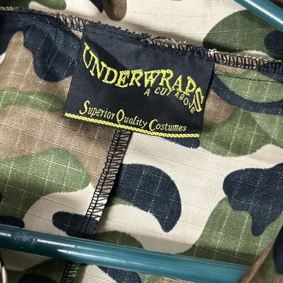 Under Wraps SEAL TEAM Disfraz para Adulto Militar Ejército Soldado Mono Chaleco Camuflaje OS Foto 3 de 4