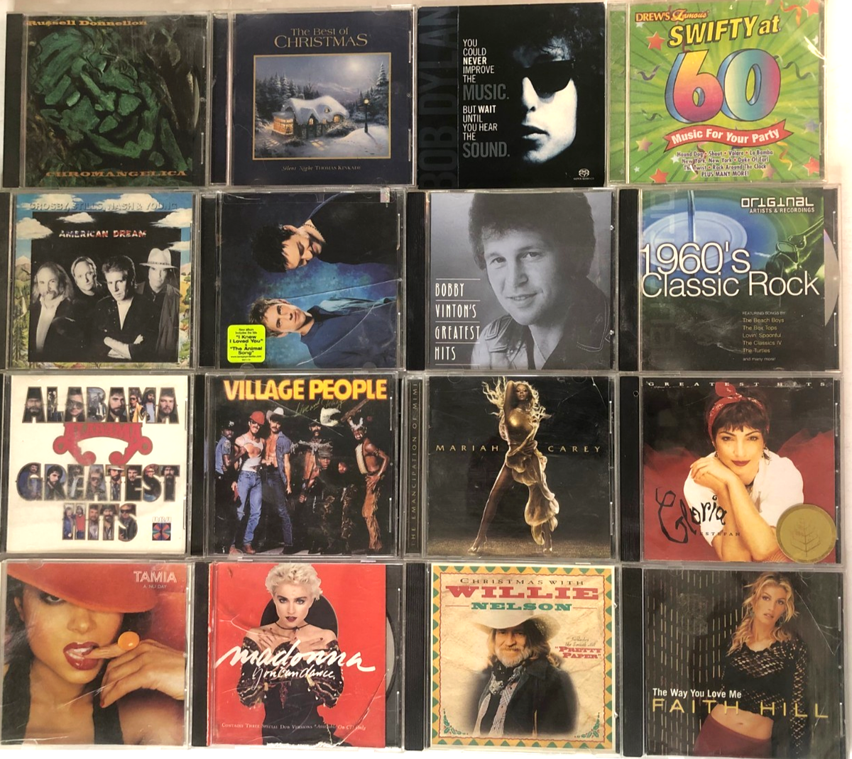 CD's Pick Choose your own-Lot #26Z-Country, Rock, Rap, R&B and