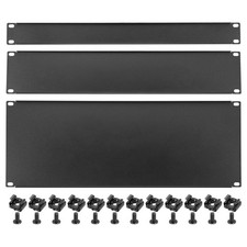 3 Pcs1U,2U,4U Blank Panel Metal Rack Mount, 19 Inches, Filler Panel Mount Spa...