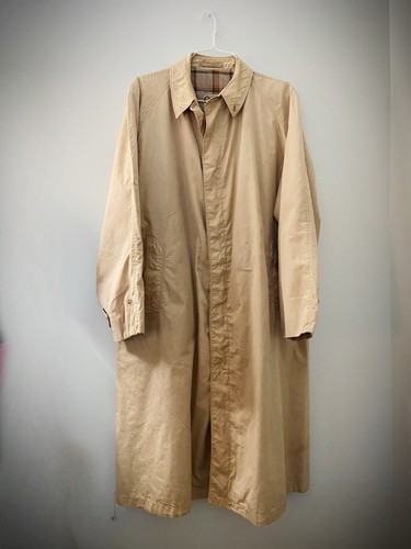 Vintage Chas Macintosh Men’s An Original Overcoat Coat 44L Made In England