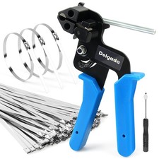Stainless Steel Zip Ties Kit 100pcs 10.6 Inch Tool For Outdoor Exhaust Fence