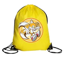 Sonic the Hedgehog Tails Classic Retro Style Gamer Drawstring Bag