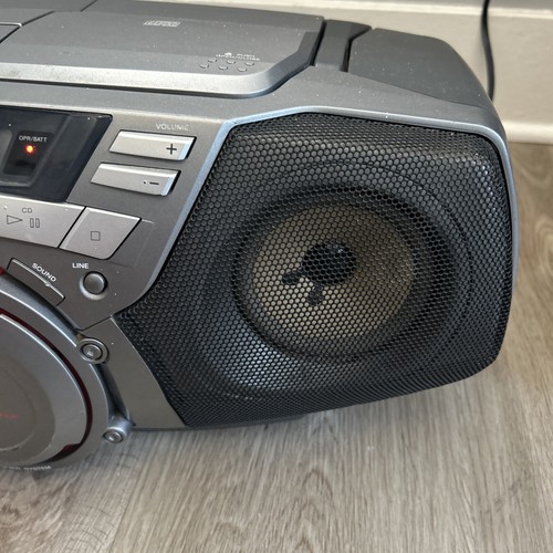 Sony CFD-G30 Portable Stereo Boombox CD Cassette Player AM/FM Radio Tested Works - Picture 4 of 12