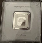 Geiger Silver Bar 1oz Square in Plastic Assay Capsule