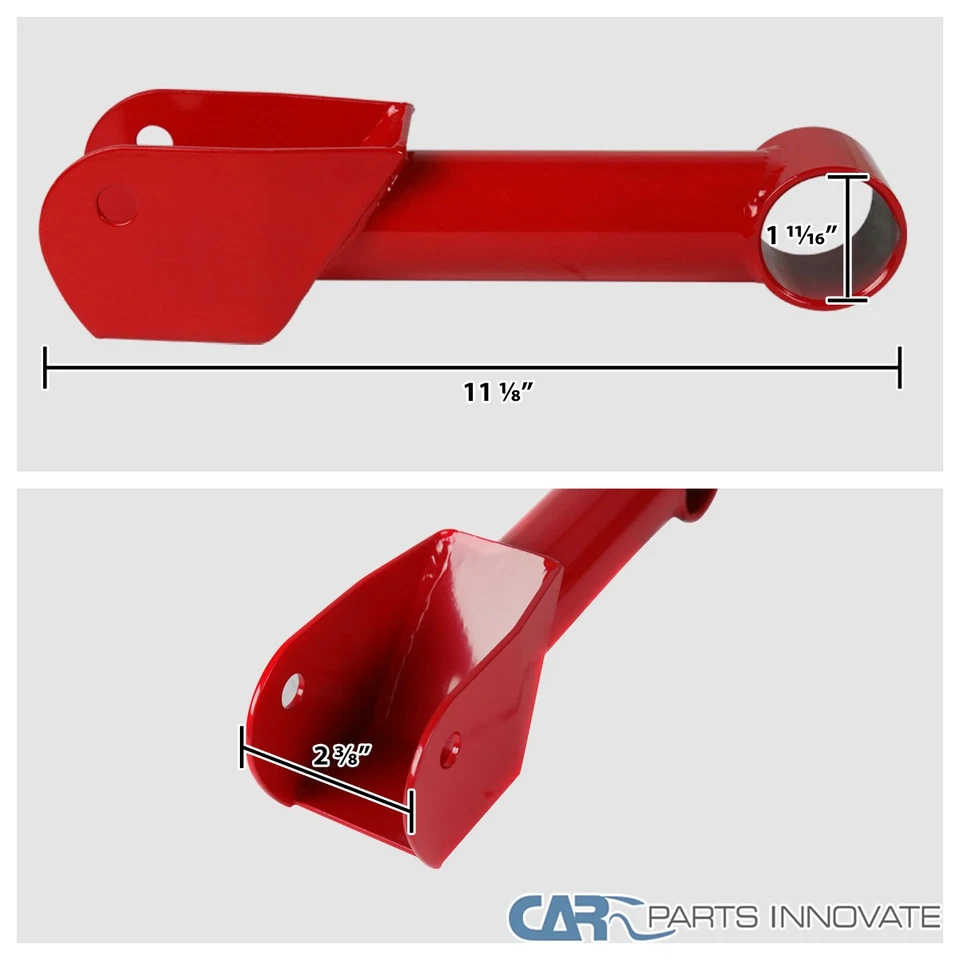 Fits 79-04 Mustang Red Carbon Steel Rear Upper+Lower Tubular Control Arms Spec-D Foto 4 de 4