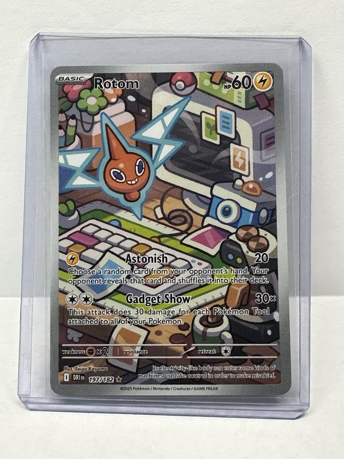 Rotom 197/182, Pokemon, Destined Rivals, DRI EN
