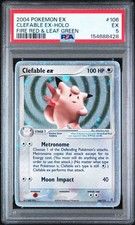 Clefable ex 106/112 FireRed & LeafGreen Holo PSA 5 New Cert on eBay