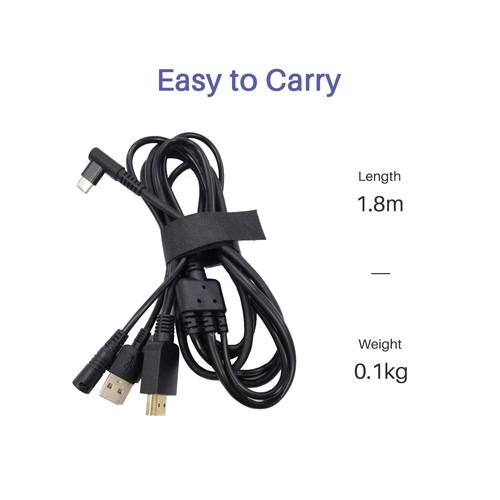 3-in1 Kabel für KAMVAS Pro 16 Pro 13 GT-133 und Pro 12 GT-116 Grafische Zeichnug - Afbeelding 6 van 7
