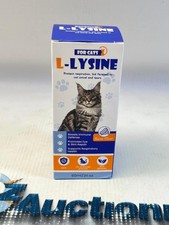 L-Lysine For Cats - Bacon Flavor - 60 ml/2 fl oz (Exp. 11/02/2027) NIB