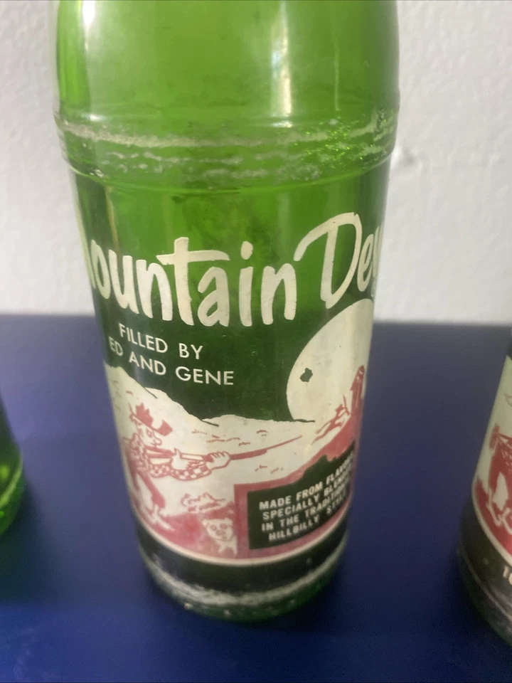 Mountain Dew винтажная бутылка коллекционное издание и Gene 3 упаковки - Изображение 4 из 4