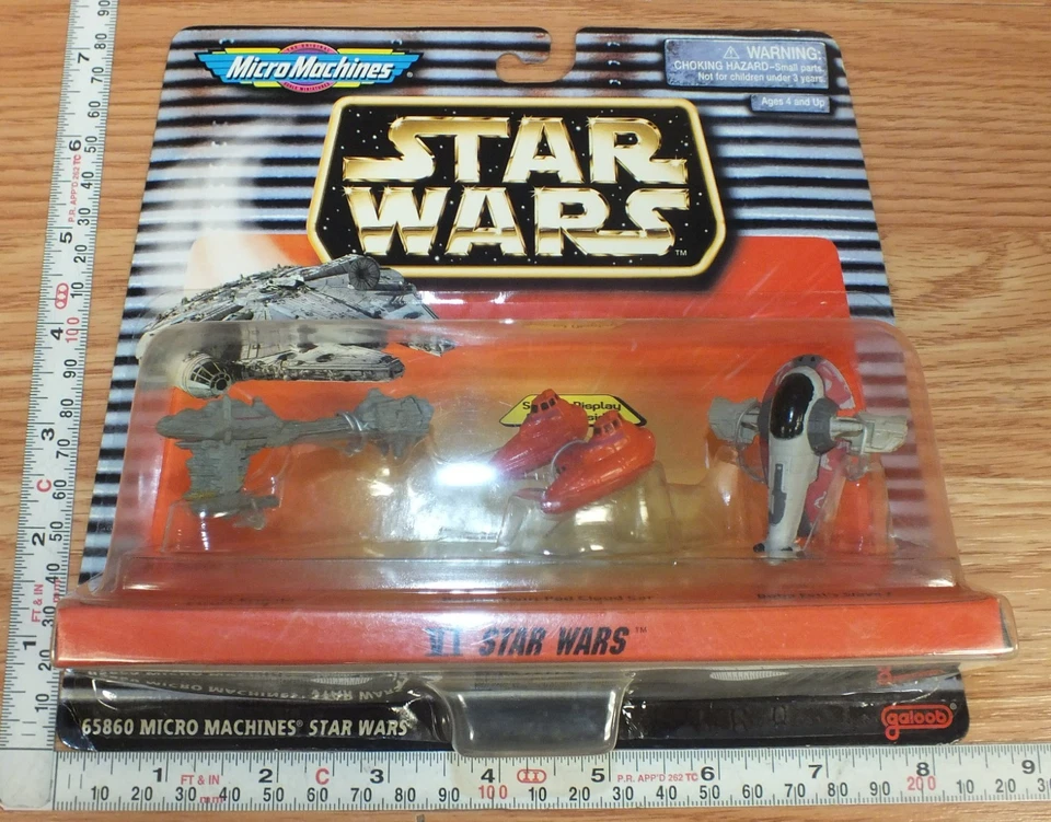Vintage Star Wars Micro Machines Set VI Star Wars 65860 (1996 Galoob) *NEW* - Image 3 of 4