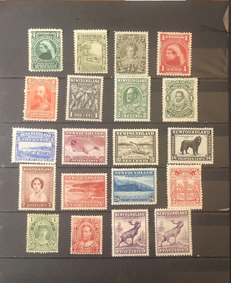Stamps Newfoundland Lot of Twenty Mint stamps of 1897/1932, see details. - Image 3 of 4