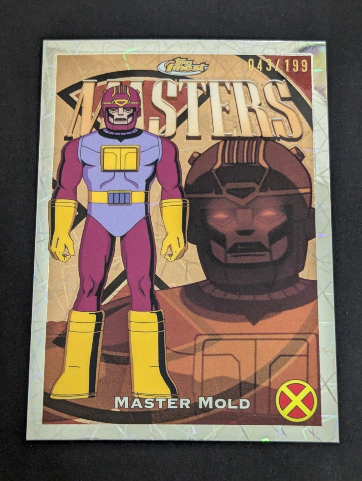 2025 Topps Finest X-Men 97' Master Mold #43 Laser Refractor /199