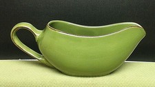 Ceramic Gravy Boat 10x4x4 (olive green) with handle