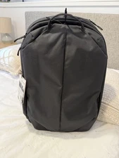 NEW Black Thule Aion 40L Travel Backpack Polyester Waxed Canvas Water-Resistant