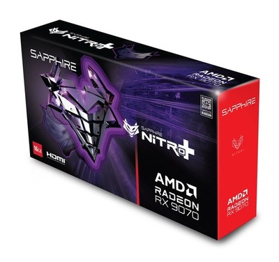 SAPPHIRE NITRO RX 9070 GAMING OC 16GB Grafikkarte