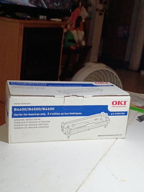 OKIDATA OKI IMAGE DRUM FOR B4400,B4500,B4600 SERIES PRINTERS P/N 43501901 NEW 