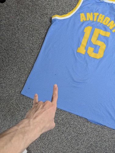 1976 Carmelo Anthony Denver Nuggets Nike Rewind Swingman NBA Jersey Sz XL Rare - Picture 12 of 13