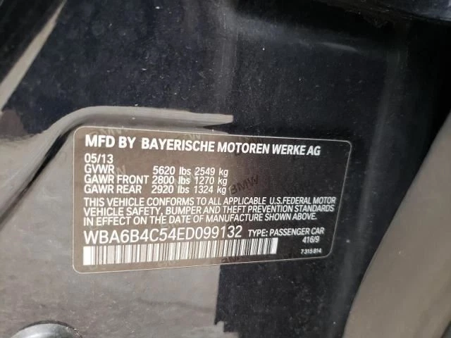 (LOCAL PICKUP ONLY) Driver Front Door 4 Door Gran Coupe Fits 13-19 BMW 640i 1623 - Image 2 of 4