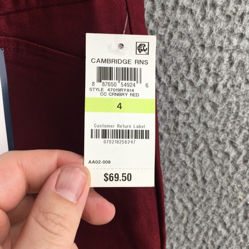 Pantalones Charter Club Cambridge de pierna ajustada para mujer 4 suéteres lisos borgoña tiro medio - Imagen 20 de 24