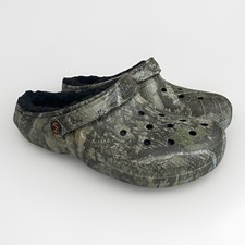 CROCS RealTree APX Classic Camo Faux Fur Lined Clogs Mens  display picture 2
