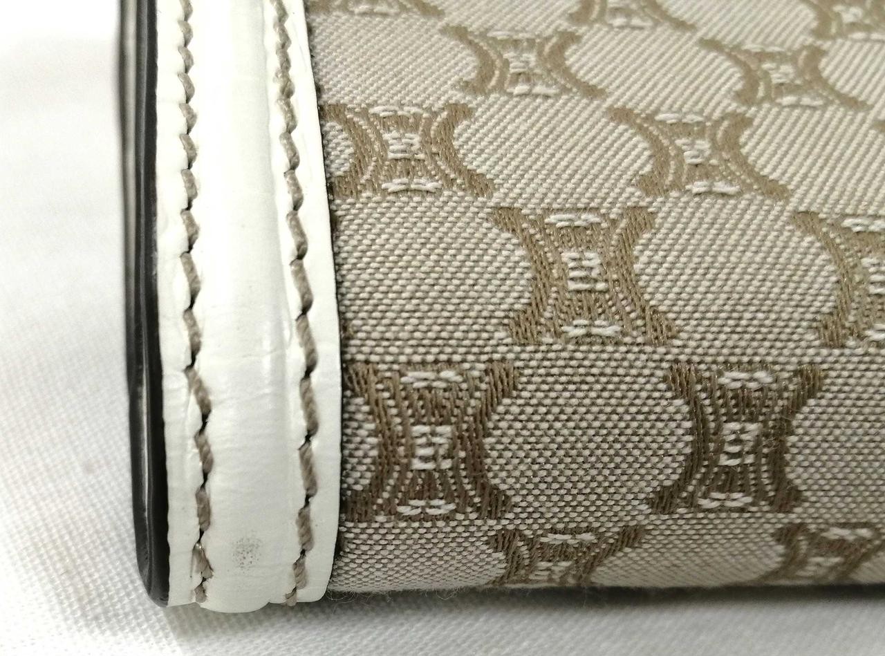 Macadam Pattern Fold Wallet Celine Model White CE… - image 7