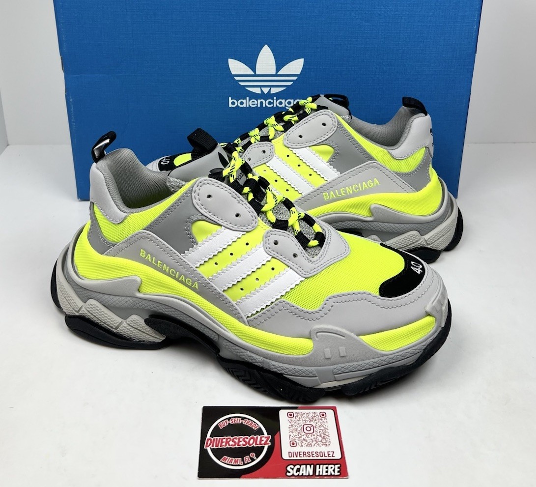 Size 7 - Adidas x Balenciaga Triple S Sneaker Blue for sale