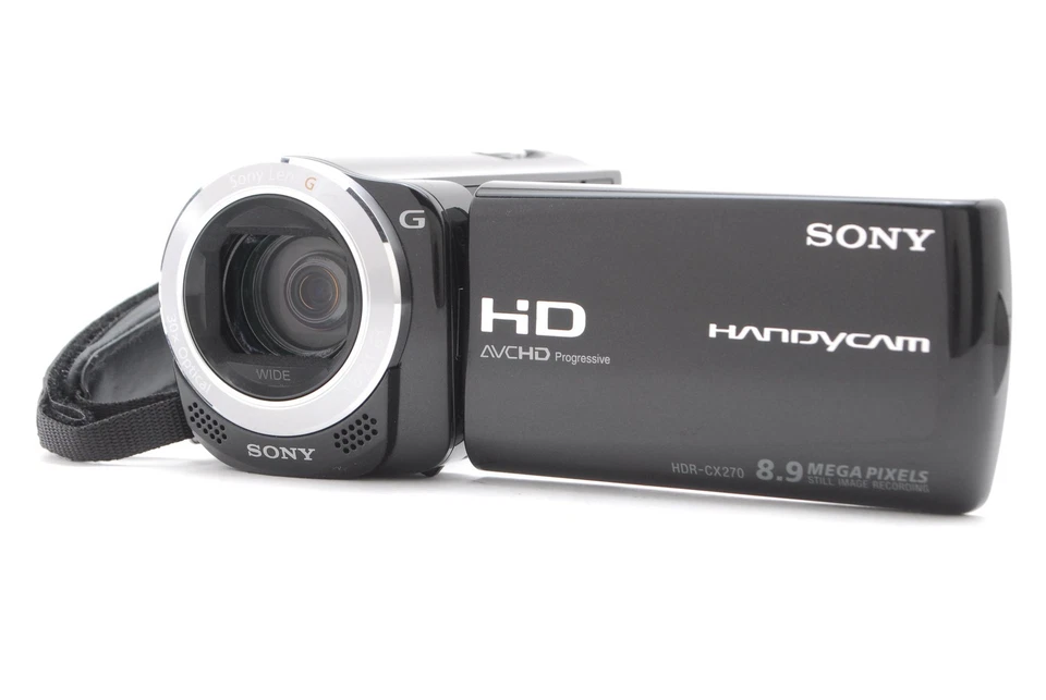 ▶️ Sony Handycam HDR-CX270V Black 1080p Camcorder Video Camera  [ N MINT ] JAPAN - Image 3 of 4