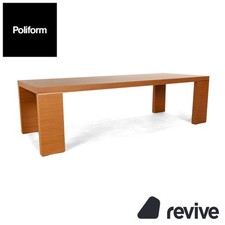 Poliform Wooden Dining Table Brown 260 X 100 Cm