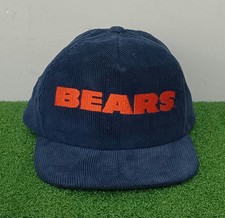 Vintage 90s Chicago Bears NFL Starline Corduroy Snapback Hat/Cap NWOT 