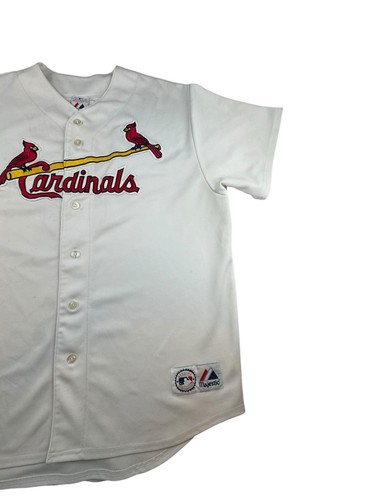 VINTAGE St. Louis Cardinals MLB Majestic Baseball Troy Glaus #8 Jersey XXL White - Picture 4 of 18