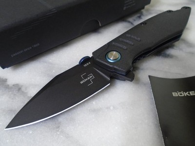 Boker Plus Bend Assisted Open Pocket Knife D2 GFN Folder Schwarz 01BO799 New