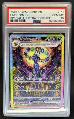 2025 Pokemon Prismatic Evolutions Umbreon ex #161/131 PSA 10 GEM MINT