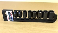 Brand New Jobsmart Impact Socket Set SAE 8 Piece 1/2 Inch Drive (54207)