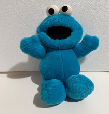 TYCO Sesame Street COOKIE MONSTER 9" Plush STUFFED ANIMAL Toy 1995
