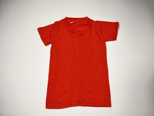 Vintage Screen Stars TShirt 70s DS Blank Single Stitch Youth XS 2-4 USA Orange