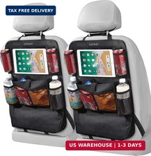Car Backseat Organizer with Touch Screen Tablet Holder-2 Pcs,9 Storage Pockets C