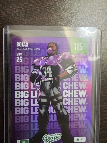 Bojax Bo Jackson Battle Arena NSCC Big League Chew Grape Foil BLC-1 ALT SSP