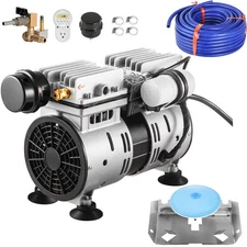 Pond Aerator Lake Pond Aeration Kit w/ 3/4 HP Pump 100' Tube 8" Diffuser