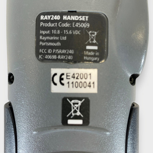 Raymarine RAY240 E42001 Marine VHF Handset - Tested - NEW CABLE - Bild 5 von 8