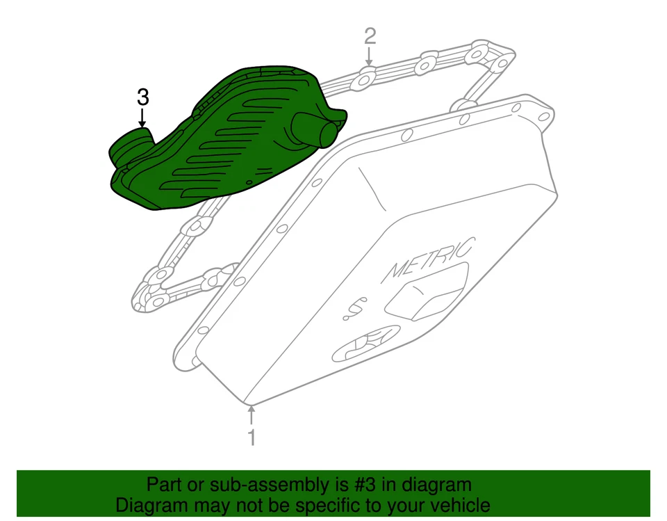 Оригинальный масляный фильтр трансмиссии Ford XL2Z-7A098-DA - Изображение 4 из 4
