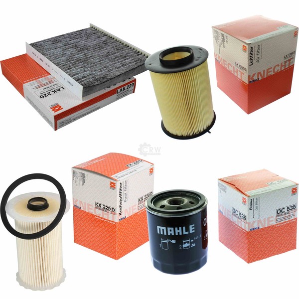 Mahle Kraftstofffilter KX 229D Innenraum LAK 220 Luft LX 1780/3 ÖLfilter OC 535-image