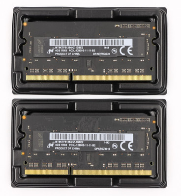 Micron 8GB 2 x 4 GB 1Rx8 PC3L-12800S 1600MHz DDR3 SODIMM Memory Ram iMac MacBook